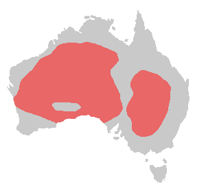 Файл:Bird range major mitchells cockatoo.png